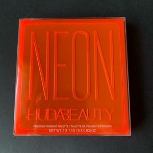 Huda Beauty Neon Orange Obsessions Pressed Pigment Palette NEW IN SLIPCASE
